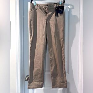 New With Tags Lee Women's Wrinkle Free Relaxed Fit Straight Leg Pant, Size 10